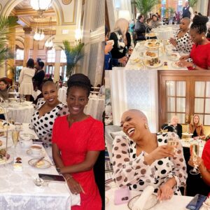 Symone Sanders Instagram - Tea time with a side of champagne.