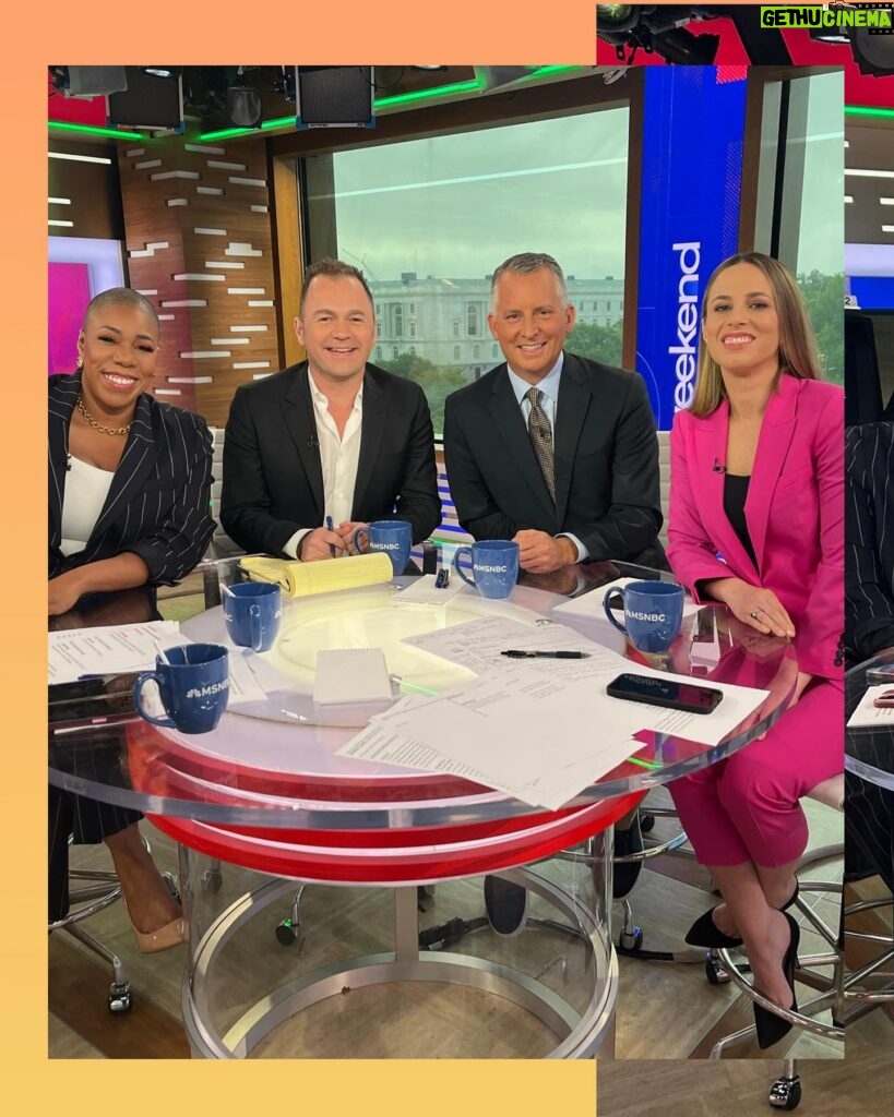 Symone Sanders Instagram - Swipe 👉 for some behind the scenes moments with The Weekend crew!☀️ Tune in every Saturday and Sunday from 8am-10am ET for more news and analysis.