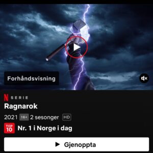 Synnøve Macody Lund Instagram - Top one on Netflix in Norway today❣️A Giant Global Thank You  for all your eager engagement and love for the series⚡️❤️✨ @ragnaroknetflix @netflixnordic