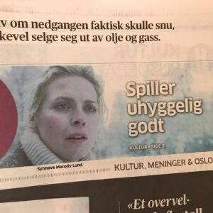 Synnøve Macody Lund Instagram - On this day, 5 years ago, we started the shooting of the psycho horror Haunted in perfect winter at Gran. A fantastic crew, DOP Philip Øgaard, superb coactors in Ebba Steenstrup and Ken Vedsegaard and my annoyingly talented friend and director Carl Christian Raabe. What we did in two weeks is still giving me the chills of wonder and pride❤️🤩❤️