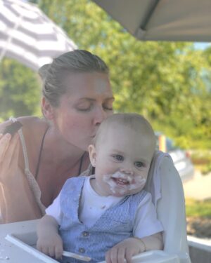 Synnøve Macody Lund Instagram - My beautiful godson Mikkel Macody Lund’s first birthday❤️🍦🎉