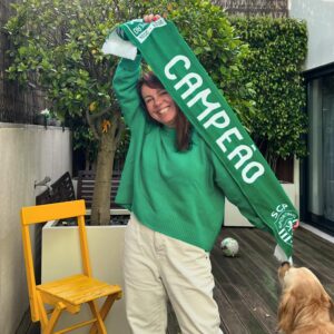 Tânia Ribas de Oliveira Instagram - O dia amanheceu lindo!!!! 💚💚💚 @sportingcp