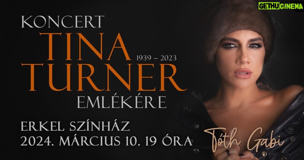 Tóth Gabriella Instagram - Engem is hallhattok énekelni és láthattok táncolni is egy szuper koncerten , amit Tina Turner emlékére, tiszteletére rendeznek meg😌 Várunk mindenkit szeretettel😌✨ ERKEL SZÍNHÁZ MÁRCIUS 10✨✨✨
