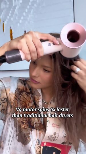 Tabitha Nauser Instagram - From bleach addict to hair care connoisseur, my journey with the Dyson Supersonic has been revolutionary! 🌟 Say hello to my new Ceramic Pink Rose Gold Dyson Supersonic! 🎀✨

With daily blowouts being a necessity in this Singapore humidity, I need a dryer that’s not only fast but also gentle on my locks. That’s where the Supersonic steals the show! Its intelligent heat control and gentle air attachment ensure my hair stays healthy and frizz-free, even in the most challenging conditions. 💨💆‍♀️

Watch as I breeze through my styling routine with ease! 💁‍♀️✨ And did I mention it dries my hair 6x faster? Talk about a time-saver! ⏰

But who says healthy hair has to be boring? With the Dyson Supersonic, I can still achieve that salon-like finish every day! 💇‍♀️💖

This isn’t just a hair dryer, it’s a family essential! From me to Louie, and our little one (and Deefa!), everyone gets a taste of the Dyson Supersonic magic! ✨🐾

And the best part? It’s built to last, maintaining peak performance no matter what life throws our way. 💪 Say hello to your new hair care hero! 🌟 #DysonSG #DysonSupersonic  #HairCareRevolution