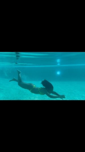 Tahirah Sharif Instagram - 🧜🏽‍♀️🐬☀️🌊✨
•
•
•
#happyplace
#summer
#mood
#ittybittybikini 
#beautiful
#tenerife
#instagood