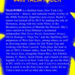 Talia Ryder Instagram - What @taliaryder is into… 🎧 Djing 👟 My Nike uptempos 🌃 The Martin Scorsese short from New York stories 💃✨ This Dance 🥗 Kale Ceaser 👑 Stath Lets flats 🚶‍♂️ Going on long walks 🗡️ Being Prepared for Anything (Butterfly Knives) 🍦 ??? ~link in bio~ for the full post ⭐️