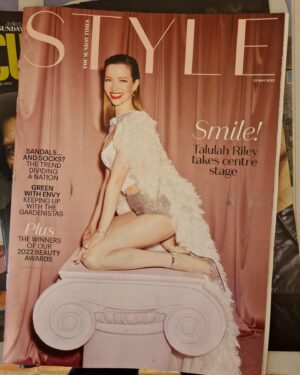 Talulah Riley Instagram - Happy Sunday! Here I am in a rather fetching leather trench coat (punk!) for @theststyle this week. The journalist @laurafpullman is very nice indeed. We did discuss @pistol. Thank you:

@clairerothstein
@_phoebeschurings
@danielmartin81
@kirstinpiggott
@pebblesnails
@hastudio 
@scarlettroserussell 
@premierpersonalpr 

🖤🖤🖤🖤🖤🖤🖤🖤🖤🖤