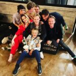 Talulah Riley Instagram - Thank you @magdabutrym for the gorgeous red suit. It took me from NYC @pistol press-day to partying with actual rockstars (not pictured…) at @chromeheartsofficial. Sparkly shoes from @renecaovilla ❤️❤️ styled by @chercoulter and grooming (much earlier in the day) by @benskervin and @samanthalmua. The evening descended into CHAOS ❤️❤️❤️