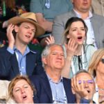 Talulah Riley Instagram - 🎾Have been in giggles for days at these candid shots from @wimbledon 🎾 🍾We posed very demurely at the @champagnelanson sign — Thank you, Lanson, for having us! And for feeding us all day long (lamb wellington, strawberries-and-cream, afternoon tea, pick-and-mix to take to court, lots of Lanson for Thomas. Yum.) But didn’t quite realise how visible we were (all day long…) while watching the tennis. 🍾 I usually describe myself as ‘stoic,’ but having seen these images I’m quite sure I can no longer make that claim… In a previous era, these might also be titled: ‘Why not to take your girlfriend to a sporting event.’ I honestly don’t know why I’m yawning/appear to be asleep in a lot of these shots. I was genuinely riveted by the matches. And thank you again, @champagnelanson for having us and for your very generous hospitality. 🖤🧷It was also lovely to have a mini @pistol reunion with @emmajappleton🧷🖤 💙And thank you @mrselfportrait for the loan of such a pretty dress. I really loved it. 💙 ✨Finals today. Unfortunately I’m not at Wimbledon, but will be cheering for @djokernole ✨ photo credit: @gettyimages