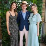 Talulah Riley Instagram - 🎾Have been in giggles for days at these candid shots from @wimbledon 🎾 🍾We posed very demurely at the @champagnelanson sign — Thank you, Lanson, for having us! And for feeding us all day long (lamb wellington, strawberries-and-cream, afternoon tea, pick-and-mix to take to court, lots of Lanson for Thomas. Yum.) But didn’t quite realise how visible we were (all day long…) while watching the tennis. 🍾 I usually describe myself as ‘stoic,’ but having seen these images I’m quite sure I can no longer make that claim… In a previous era, these might also be titled: ‘Why not to take your girlfriend to a sporting event.’ I honestly don’t know why I’m yawning/appear to be asleep in a lot of these shots. I was genuinely riveted by the matches. And thank you again, @champagnelanson for having us and for your very generous hospitality. 🖤🧷It was also lovely to have a mini @pistol reunion with @emmajappleton🧷🖤 💙And thank you @mrselfportrait for the loan of such a pretty dress. I really loved it. 💙 ✨Finals today. Unfortunately I’m not at Wimbledon, but will be cheering for @djokernole ✨ photo credit: @gettyimages