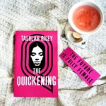 Talulah Riley Instagram - Repost from @shelf_explorer • The Quickening by Talulah Riley 9/10 ⭐⭐⭐⭐️⭐️ I have been in what feels like a never-ending reading slump, but this dark, twisty and thought-provoking novel pulled me right out of it - at least for a few days. The Quickening is set in the not too distant future, with women having taken over the world. I have always been a sucker for dystopia, loving the opportunity to reflect on the world as we know it, and flipping it on its head, something which Talulah Riley has done masterfully. The Quickening had so many twists and turns that I never got bored. The dystopian future Riley has imagined is both dream-like in some ways, but also brutal and horrific. I was constantly captivated, intrigued to see more of this possible world. I really hope that there is a sequel planned as I do not feel that the story for these characters is quite over yet.  Overall this is an excellent read, and if you are a fan of The Power, The Handmaid's Tale or any other dystopian, feminist fiction, then you should definitely try out The Quickening. 📚📚📚 #books #bookreview #bookrecommendation #bookstagram #bookstagrammer #bookaesthetic #readingcommunity #bookcommunity #inkdrinker #bookworm #bookish #bookphotography #booksbooksbooks #booknerd #bookaddict #thequickening #thequickeningbook #dystopia #dystopianfiction #fivestarreads #talulahriley #hodderandstroughton #thefutureisfullyfemale