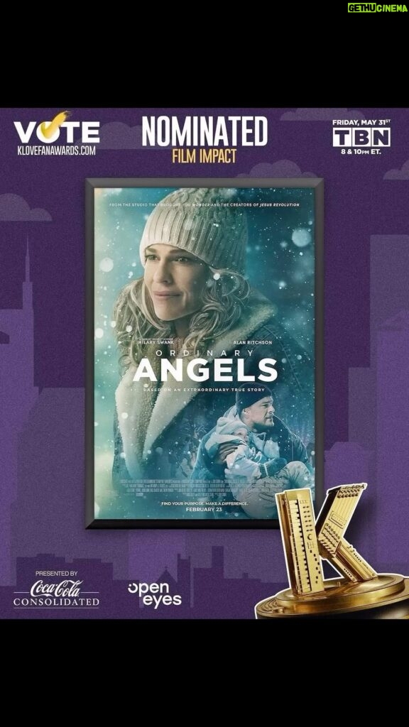 Tamala Jones Instagram - ORDINARY ANGELS is up for a K-LOVE Fan Award! Please vote now through 5/24 and show your support for @kingdomstorycompany! Vote at klovefanawards.com