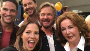 Tamara Braun Instagram - Happy 56th Anniversary @nbcdays !!! What a blessing!! Grateful to work with such kind humans in a positive workplace!! Thank you to the fans who keep timing in!! Here’s to 56 more!!! 🥂 #love #fans #celebrate #gratitude