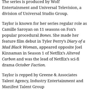 Tamara Taylor Instagram - BEYOND excited to join this amazing cast!!