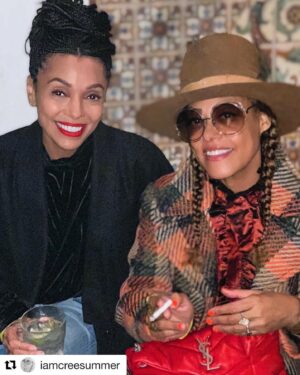 Tamara Taylor Instagram - #Repost @iamcreesummer with @get_repost
・・・
QUEEN & SLIM Premier last night ... Lena @lenawaithe ❤️ @msmelina Thank You Both for this incredible Film . Lena we are deeply moved and beyond proud to be your friend . You gave em 🔥HELL🔥Sis ! #godblessthefreaks 🏴‍☠️ @iamtamarataylor 🖤 @flea333 Great performance Brother 🖤 congrats @drdriftwood & @rdcash @queenandslim