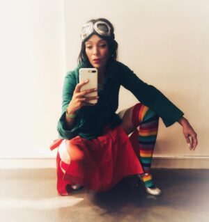 Tamara Taylor Instagram - When your BFF says appropriate circus attire... and you know she means it ✨🎪✨ @cirquedusoleil @iamcreesummer #alwaysmagic #fullycommit