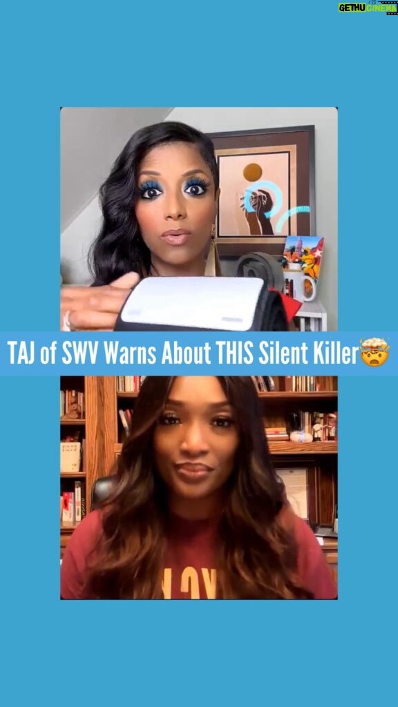 Tamara 'Taj' Johnson-George Instagram - If you don’t know your 🩸 numbers, you are at risk‼️Don’t just monitor your blood pressure at your yearly physicals, it’s important to monitor regularly at home. Do you monitor your pressure at home? If you do, make sure you’re doing it right! 1️⃣ REST 5 minutes before doing your reading. 2️⃣ Make sure your don’t have to go to the bathroom! 3️⃣ Sit calmly and comfortably in an upright position 4️⃣ RELAX. If you’re stressed or too active your numbers will not be accurate! There are more tips on the website and GOOD NEWS: When you sign up, you will receive your FREE Heart Health Kit to help you take back control of your BP. 🔗 in my BIO at TheDetoxNow.com/RTP! #bloodpressure #blackwomenshealth #healthconcerns #blackhealth #thedetoxnow #hearthealth