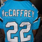 Tamara 'Taj' Johnson-George Instagram - As much as I love @taylorswift & the Kelces, I've been a @christianmccaffrey fan since he played at @stanfordfball 🏈. Go Niners🏈 #football #swiftie #chtistian #mccaffrey #sblviii #letsgo #kelce #9ers #niners #congrats
