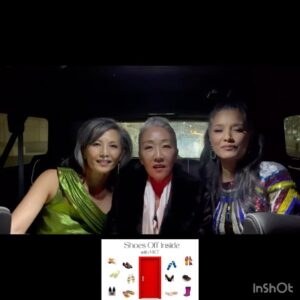Tamlyn Tomita Instagram - So you saw the behind the scenes antics of the @shoesoffinsidemkt ladies @kellyhu @thetamlyntomita and @mayleeshow while heading to the @apaics_org after party in DC. Now, here is what we recorded once we decided to forgo any extra lightning and got our act together to share our thoughts on AANHPI representation and what our parents and grandparents would think about where we are today. ❤️

Click the link in bio to watch the latest episode of “Shoes Off Inside” on YouTube or listen wherever you get your podcasts. 

And our exclusive indoor/outdoor slides are available so click the link in the bio and order yours today!!! 

#apaics #aanhpiheritagemonth #aapi #representationmatters #silversisters