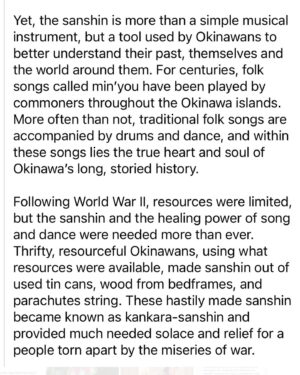 Tamlyn Tomita Instagram - HAPPY SANSHIN DAY!!! 3/4
3 = “SAN”
4 = “SHIN”
The most recognizable musical instrument and sound of Okinawa 🌺🎶❤️