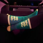 Tanea Brooks Instagram – Sporting my shamrock ☘️ socks 🧦 @hili.fitness #happystpatricksday  #lucky  #pilates