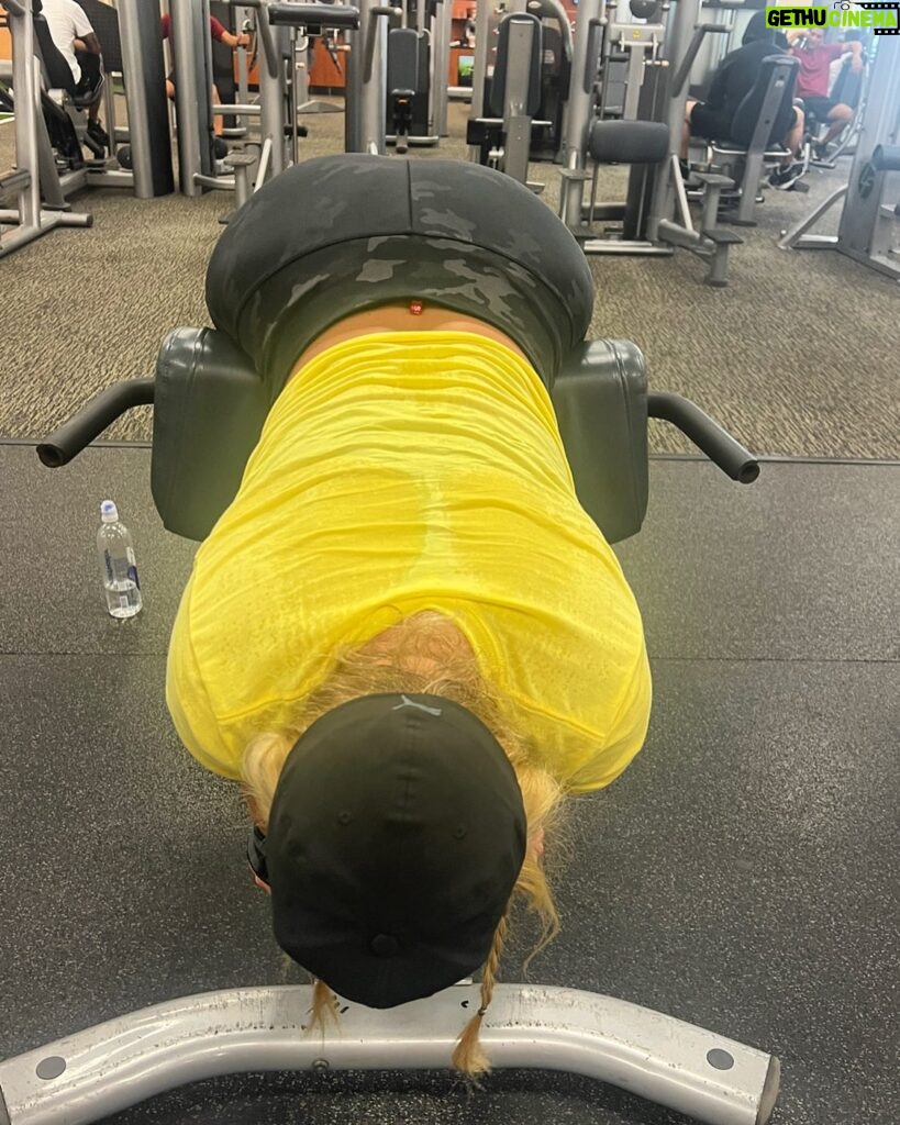 Tanea Brooks Instagram - With an itty bitty waist and a round thing in your face……. #sirmixalot #sweat #pigtails #rebel #aew
