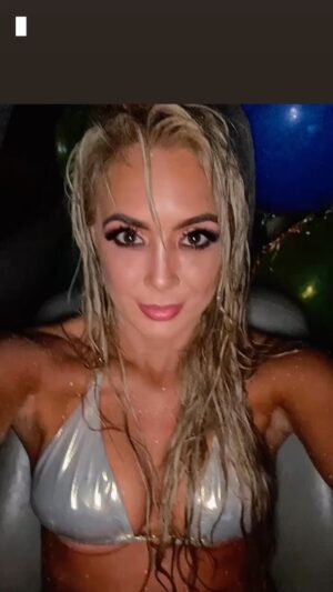 Tanea Brooks Instagram - Seeing you Tonight??………. #AEW Collision is on at 8/7c on #TNT 💁🏼‍♀️ not on the show tonight, so is it a bad idea we watch it together? 😉Loving this new song.  #WordPlay #Saturday #wrestling #rebel #bikini #oliviarodrigo #bad #idea #right