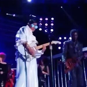 Tanisha Scott Instagram - Prince Tribute 💜 @hermusicofficial @mistyonpointe @sheilaedrummer @flytetymejam