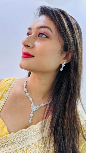 Tanisha Kuppanda Instagram - Happy Akshaya Tritiya and Basava Jayanthi 🥰 visit @kuppandasjewellery for more wonderful collections ❤️