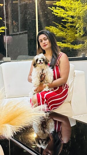 Tanisha Kuppanda Instagram - Aww 🥰 This beautiful place to hangout with family friends #gardenasiaresort 😃 good place good food and pet friendly with indoor games and pool 🥰🥰 good time spent with my family 😍😍 do check @thegardenasiaresort ❤️if ur planning for vaccayyy 😄😄