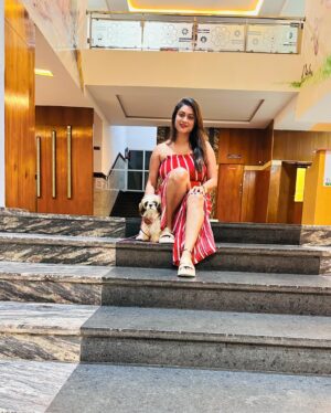 Tanisha Kuppanda Instagram - Aww 🥰 This beautiful place to hangout with family friends #gardenasiaresort 😃 good place good food and pet friendly with indoor games and pool 🥰🥰 good time spent with my family 😍😍 do check @thegardenasiaresort ❤️if ur planning for vaccayyy 😄😄
