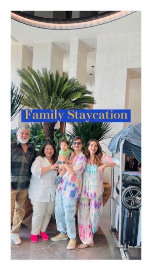 Tanvi Thakkar Instagram - 2 Wonderful Days @westinmumbaipowai with the best company and most scenic views ! Let’s not forget the exotic food and heartwarming hospitality! 
@epicureanbythelake @tanvithakker #koimilgaya 

#staycation #familyholiday #westin #westinpowai #tanvithakker #adityakapadia #travelreels #familyvacation