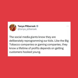 Tanya Plibersek Instagram - What is happening virtually impacts what happens in our homes and our schools.