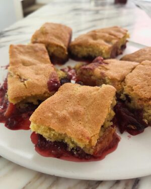 Tanya Plibersek Instagram - Perfect day for baking. Focaccia, plum cake and nutmeg cake.