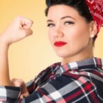 Tanya Hennessy Instagram - Just found this from 2016. Low key obsesssed ahhaha Rosie the Riveter realness.