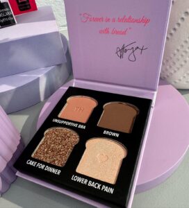 Tanya Hennessy Instagram - The bread is back! Soooo first up we have a mini bread palette (the original in 2019 sold out in 24 hours) and a mini blush palette with a Dior dupe cool tone pink that is so hot on every skin tone. Then we have the bath set! Everything under $50! Yew!And out tomorrow in store and online @pricelineau @modelspreferau