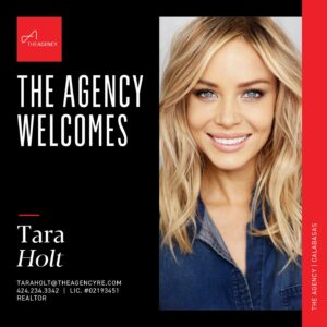 Tara Holt Instagram - Excited to share this news! Alongside acting, real estate has always been a passion of mine. I’m thrilled to be joining the team at @theagencyre 🌹