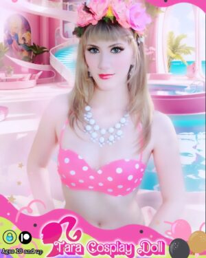Tara-Nicole Azarian Instagram - 💗 I'm a Tara girl, in a Tara world! NOT made of plastic- STILL FANTASTIC! 💗
.
.
☆☆☆☆
📸: @maxx_warner 💗
🎨: Edit by The Photo Owl 🦉 
📲: My FUN account ➡️ @taracosplay 🎉
➡️ Doll font name by using: Textstudio ⬅️
☆☆☆☆
💗 APRIL IS ANIMATION MONTH on my membership platforms!!!! 💗
💗 Tara Doll set hits week 4! 💗
●●●●
➡️ THE HIGHLIGHTS ⬅️
♿ hEDS
♿ MCAS
♿ POTS
♿ FIBRO
♿ DDD
♿ Hashimoto's 
♿ Scoliosis 
♿ Ambulatory Wheelchair User 
☆☆☆☆
♿️ I am disabled and pledges to my membership platforms allow me to help pay for the treatment I need. Be my hero and join today! ♿️
☆☆☆☆
#barbiecosplay #barbiegirl #barbiestyle #barbie #barbiedoll #barbiemovie2023 #kenough #barbieaesthetic #barbieaesthetic #barbieedit #thinkpink #barbieandken #OfficialTaraCosplay #ActuallyAutistic #ambulatorywheelchairuser #EDSAwareness #dynamicdisability #barbieland