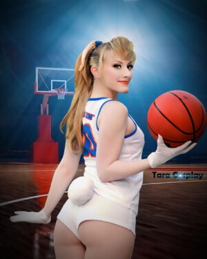 Tara-Nicole Azarian Instagram - 🏀 I got the ball...wanna play? 🏀
●●●●
📫 Posting  some of my favorite edits this week. 📫
●●●●
●●●●
Here's some OG LOLA for those feeling sentimental. For the record, I am 100% about inclusiveness. I am worried though that we are sending a message that strong women can't be hot and that's concerning to me. Girls should be encouraged to be who they are. Period. If that means you are a CEO or athlete or astronaut...whatever. Looking the way you look that works for YOU and makes YOU happy should be the goal. Have the body YOU want. The idea that you cannot have leadership skills while wearing makeup and having curves is kinda insulting. However,  no progress is ever made without missteps and perhaps one day we'll get to the place where women can just be who they are without fitting into a "box". Here's hoping! 🐰💕🥕
●●●●
Photo / Edit: The Photo Owl 📷
Cosplay: @tvstoreonline 👕
My Personal Account: @taracosplay ❤
Character: Lola Bunny 🐰
I am wearing Capezio tights as they help with leg compression. ♿
●●●●
REAL TALK: Speaking of being put into a box...since my legs often don't support my weight without dislocating,  you will notice that about 75% of my poses I am sitting, kneeling, leaning up against a fence /wall / tree or lying down. This is because it is necessary for my safety and I am able to shoot longer if I don't use my energy standing. I don't see a problem with creating art in a safe way for me ♿ If you are disabled don't let other people define you. ♿
●●●●
➡️ Like what I do ❤
➡️ Wanna help keep me alive...
♿➡️ As a disabled model my membership platforms are ways I can personally connect with my fans AND pledges help me pay my medical bills 🙏
➡️ Be part of my online family!
●●●●
#lolabunny #hypermobility #ehlersdanlossyndrome #lolabunnycosplay #spacejam #spacejamcosplay  #looneytunes #fibromyalgia #ADHD #actuallyautistic #mastcellactivationsyndrome #disabledandhot #disabledcosplayer #chronicillnesswarrior #dysautonomia 
#cosplayedit #officialtaracosplay 
●●●●