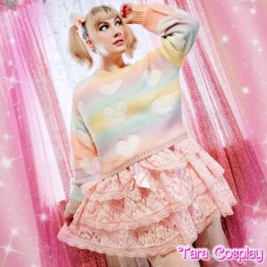 Tara-Nicole Azarian Instagram - 🦄🧁Pastel goodness 🧁🦄 
#sponsoredbyHT #HTFxAugustMustHaves  #hottopic 
.
.
●●●●
Photo: @maxx_warner 📷
Clothes: @hottopic 👑
My FUN account: @taracosplay ❤
●●●●
●●●●
#htfxpride #HTFanatic #htfandom #softgirl #disabledcosplayer #disabledmodel #disabledandhot #disabilitypride #actuallyautistic #ambulatorywheelchairuser #ehlersdanlossyndrome #mastcellactivationsyndrome #disabledandcute #officialtaracosplay #pastelaesthetic #womenwithadhd