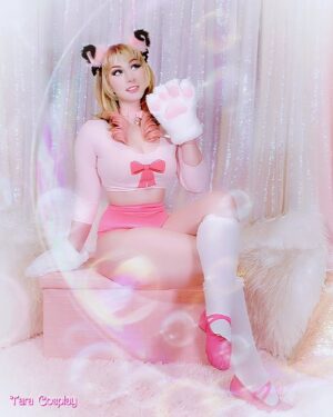 Tara-Nicole Azarian Instagram - 💗💕🐈 #sugarpusscostumes are PURRRRRRRFECT 🐈💕💗
.
.
👗: @sugarpusscostumes 
🧚‍♀️: @taracosplay 
📷: The Photo Owl 🦉 
.
.
#nekocosplay #nekogirl #barbie #barbiecosplay #barbiestyle #barbiegirl #OfficialTaraCosplay #disabledcreator ♿️