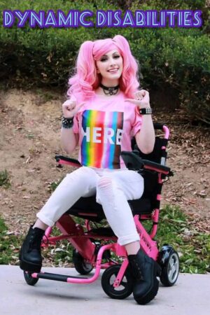 Tara-Nicole Azarian Instagram - ♿️ DYNAMIC DISABILITIES ♿️
I am an AMBULATORY WHEELCHAIR USER. ♿️
That means that some days, when my #disabilities are not super angry I am able to get around pretty well with my cane.👩‍🦯👨‍🦯🧑‍🦯
Most of the time, if I'm out and about I absolutely need my wheelchair. 👩‍🦼👩‍🦽🦽🛵
💟 @taranicoleazarian 💟 @magickalstuffbytara 
HOT TIPS:
➡️ #disabled is not a bad word. It's accurate.
➡️ Most of us really dislike "differently abled". We are disabled not differently abled. Do not minimize our reality. This term is the product of abled people,  primarily parents, who have trouble saying disabled because...I guess it makes them uncomfortable??? It's gross and that term is full of all kinds of abled gaslighting, invalidation, toxic positivity and plain lack of understanding of the reality of being disabled. 
EX: if I am my wheelchair, I am not able (disable) to climb stairs. I must use a ramp or elevator. I don't climb stairs DIFFERENTLY. 🙄 SUPER EYE ROLL HERE. I don't climb stairs. Period. The phrase differently abled conjurs notions that if disabled people close their eyes and wish super duper hard and maybe sprinkle some pixie dust on ourselves and just believe, that zowiee 🙏 suddenly we too can do everything abled people can because seeing us exactly as we are is uncomfortable for some people. Do better. Don't name us like we're pets. 🤷‍♀️
➡️ Mobility aids are an extention of our bodies.
➡️ We have a partnership with our Mobility aids. Most of us name our #wheelchairs ♿️ They are part of the family and we take care of them. They are our independence. 
.
.
.
#officialtaracosplay #officialTaraCosplay #dynamicdisability #ambulatorywheelchairuser #ambulatorywheelchairusersexist #babewithamobilityaid #disabledandhot #disabledandcute #disabledcreator #disabledwitch #disabledcosplayer #reelvideo #explorepage #fyp #reelsviral #taranicoleazarian #disabledartist