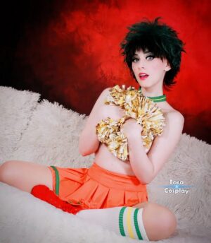Tara-Nicole Azarian Instagram - 🌈 Thought I'd CHEER you up! 🌈
🏳️‍🌈 Fem Deku 🏳️‍🌈
🏳️‍🌈 It's June and it's #PRIDEMONTH 🏳️‍🌈
●●●●
🏳️‍🌈 I am bisexual. Yes I am engaged 💍 to a man. As a Bisexual, I am attracted to both men & women.  Maxx is my soul mate. Choosing him as my life partner doesn't change who I am. 🏳️‍🌈
●●●●
➡️ THIS MONTH'S THEME on my
🏳️‍🌈 MEMBERSHIP PLATFORMS 🏳️‍🌈
➡️ is GENDERBEND JUNE 🏳️‍🌈
●●●●
➡️ On days I do not take pain medication I use a wheelchair for mobility. ♿️
➡️ Pledges to my membership sites help pay for my medical bills.
➡️ Join if you want to help! ♿🙏♿
●●●●
Photo: @maxx_warner 📸 
Edit: The Photo Owl🦉 
Character: FEM DEKU 🌟
My FUN account: @taracosplay ❤
●●●●
●●●●
#deku #myheroacademia  #ehlersdanlossyndrome #pride #loveislove #disabledcosplayer #bokunoheroacademia #disabledandhot #dekucosplay #bokunoheroacademiacosplay
#myheroacademiacosplay #bnhacosplay #adhdwomen #mhacosplay  #officialtaracosplay  #ambulatorywheelchairusersexist #dysautonomia  #bisexual #disabledandcute #IzukuMidoriya