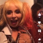 Tara Strong Instagram - Heartbroken over the loss of the inspiration for #harleyquinn #arleensorkin 🖤❤️ she empowers women around the world, myself included. Arguably the biggest #cosplay character ever. From sidekick to international powerhouse. Because of HER performance. This was my first time cosplaying ever. #sdcc #riplegend