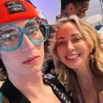 Tara Strong Instagram - My kid @adenjstrong modeling @lafw @artheartsfashion for the brilliant & joyous @tavi.art_ 💜🧡💜🩷🩵🧡💜🩷