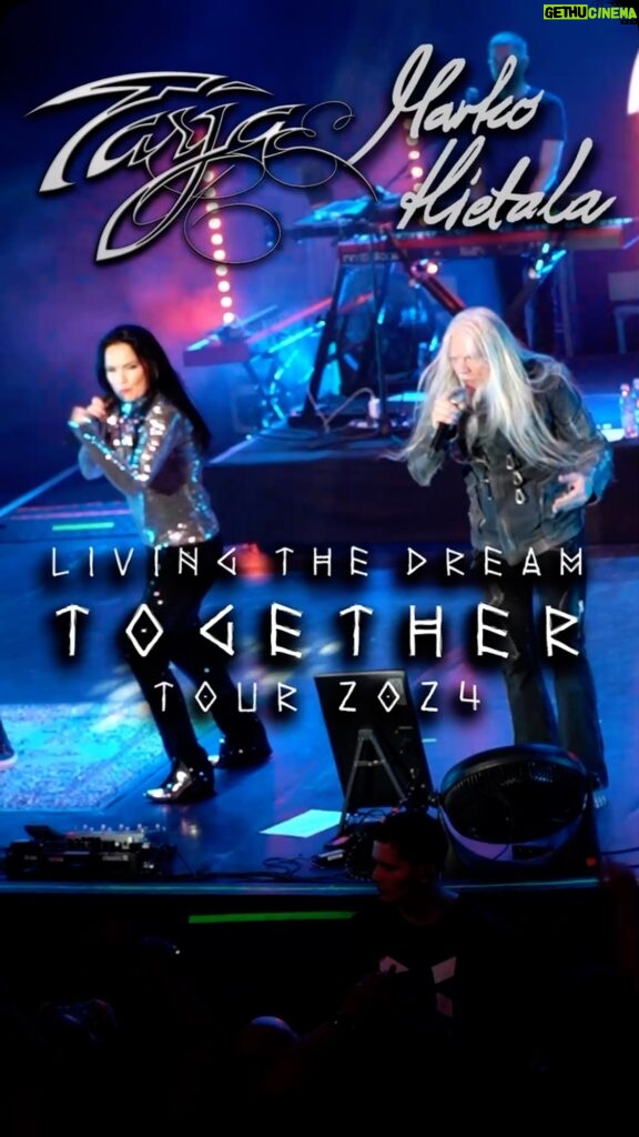 Tarja Turunen Instagram - Tarja and Marko Hietala: Living the Dream TOGETHER Tour 2024 🤘 06.09.2024 Fuengirola, Marenostrum Fuengirola 08.09.2024 Berlin, Huxleys Neue Welt 09.09.2024 Bremen, Aladin Music Hall 10.09.2024 Saarbrücken, Garage 12.09.2024 Leipzig, Hellraiser 13.09.2024 Hamburg, Gruenspan 14.09.2024 Herford, Kulturwerk 16.09.2024 Groningen (NL), De Oosterpoort 17.09.2024 Utrecht (NL), TivoliVredenburg 18.09.2024 Bochum, Matrix 20.09.2024 Ulm, Roxy 21.09.2024 Obertraubling, Eventhall Airport 23.09.2024 Frankfurt, Batschkapp 24.09.2024 München, Backstage 25.09.2024 Pratteln, Z7 After a series series of triumphant performances in South America, where Marko Hietala joined Tarja as a special guest for several SOLD OUT shows, the dynamic duo is now set to captivate European audiences with their enthralling collaboration. The European tour, which kicks off in September in Spain, promises to be an unforgettable experience as these two familiar voices reunite on stage once again. Tarja recently released her first greatest hits album, “Best of Tarja – Living the Dream.” The live show will feature a selection of songs from her career, also found on the Best Of, including fan favourites and her own personal picks. Adding to the excitement, Tarja and Marko recently collaborated on the duet single ´Left On Mars,´ which received widespread acclaim and further cemented their status as musical icons. Marko will perform his own songs with his band before joining Tarja on stage for a night that promises to be nothing short of memorable. Expectations are high as the duo continues to delight fans with both old and new songs, building on the success of their South American tour. Tickets at link in bio and highlights. 📷: @phluisfrontini