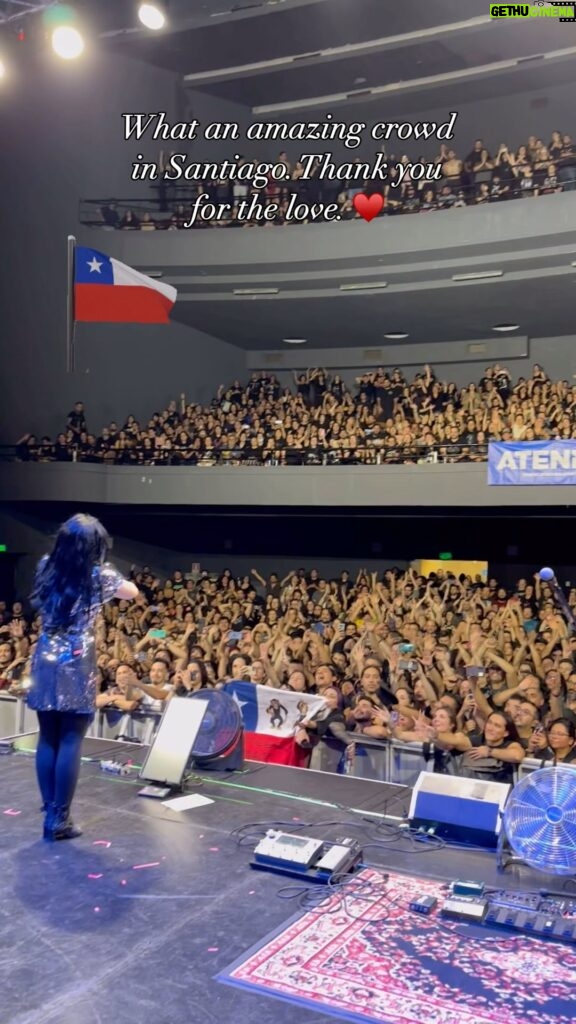 Tarja Turunen Instagram - Yesterday in Santiago, Chile. Wow!!! 🥰🥰