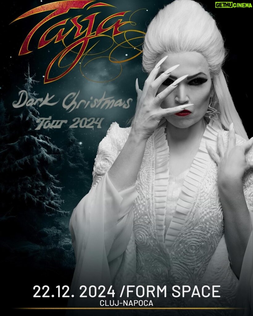 Tarja Turunen Instagram - Hungary and Romania! We are happy to announce three concerts as part of the Dark Christmas Tour 2024! See you in December! 21.12.24 Budapest, Hungary- MOMkult 22.12.24 Cluj-Napoca, Romania - Form Space 23.12.24 Bucharest, Romania - Arenele Romane Tickets links in highlights and bio!