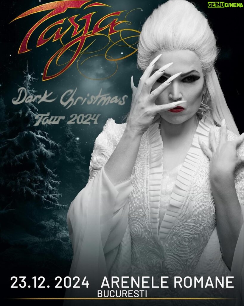 Tarja Turunen Instagram - Hungary and Romania! We are happy to announce three concerts as part of the Dark Christmas Tour 2024! See you in December! 21.12.24 Budapest, Hungary- MOMkult 22.12.24 Cluj-Napoca, Romania - Form Space 23.12.24 Bucharest, Romania - Arenele Romane Tickets links in highlights and bio!