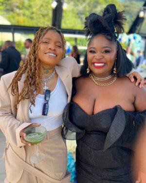 Tarriona Ball Instagram - #ROCNATION BRUNCH. @kellyrowland that is All. 🤣🥹 Thank you so much. This was one of the most beautiful rooms to be in. #Grammyweek @thamakeupartist 🍫 @mzbeejoness 👑